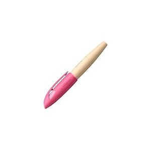 STABILO - EASYbirdy Timber, Stylo Plume Enfant, Plume A pour Débutant, Rose, Droitier