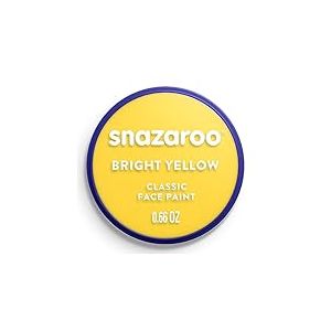 Snazaroo - Peinture Pour Visage et le Corps, Maquillage Pour Visage et Déguisement, Pour Enfants et Adults,Fard 18 ML, Couleur Jaune