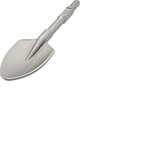 NEIKO 2627 – Mèches pour marteau piqueur, tige hexagonale de 2,8 cm, pour marteaux de démolition, 44,5 cm de long, foret à pelle en argile pour marteau-piqueur électrique, alliage d'acier,