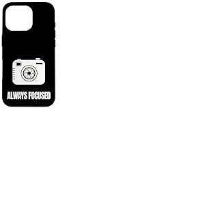 Design inspir&eacute; de la Photographie avec ic&ocirc;ne d'appareil Photo Toujours concentr&eacute;e Coque pour iPhone 16 Pro