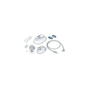 Beurer IH Yearpack, kit de remplacement compatible avec l'inhalateur IH 60, composé de 1 nébuliseur, 1 embout, 1 pont nasal, 2 masques, 1 tuyau à air, 1 adaptateur secteur, 10 filtres