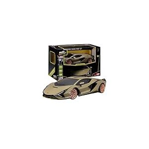 Maisto Tech - RC Lamborghini Sian FKP 37 1:24, Voiture Radiocommand&eacute;e avec Batterie Lithium, Direction Proportionnelle, Contr&ocirc;leur Inclus, Licence Lamborghini, &Acirc;ge 5+