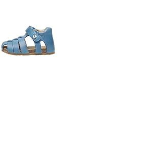 Falcotto Alby-Sandales Semi-fermée en Cuir Bleu 21