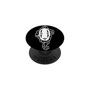 Pas de Masque Facial/Masque Spirituel Samurai Oni/Ghost Anime Away PopSockets PopGrip Adhésif