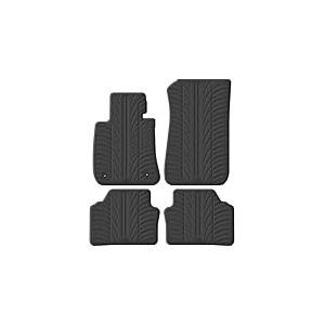 Gledring Set tapis de caoutchouc compatible avec BMW 3 serie E90/E91 2005-2012 (T profil 4-pièces + clips de montage)