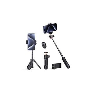 Mini Tr&eacute;pied, K&F Concept MS09 Selfie Stick, Tr&eacute;pied de Bureau Vlogging avec Rotule 360&deg;, Vis 1/4" pour Sony A1 II A7 IV ZV-1F Canon G7X EOS R5D R6 Mark II DJI OSMO Pocket 3