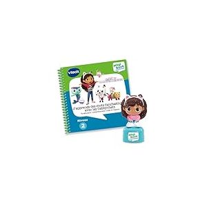 VTech - MagiBook Story'Friends J’apprends des Mots Fanchastiques avec Les Gabbychats - Livre Jeu Éducatif avec Figurine Gabby - Niveau Primaire - Cadeau Enfant de 4 Ans à 8 Ans - Contenu en Français