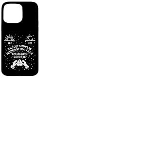Ouija Planche Gothique Ouija Païenne Satanique Paranormal Halloween Coque pour iPhone 15 Pro Max