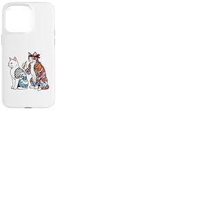 Chat Tatouage Chat Dr&ocirc;le Meme Encres Kitty Humour Tatoueur Artiste Coque pour iPhone 15 Pro Max