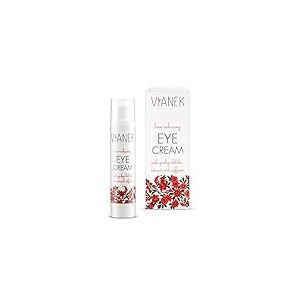 VIANEK Crème pour les yeux anti-rides - Cosmétique naturel végétalien pour homme et femme - Taille : 15 ml.