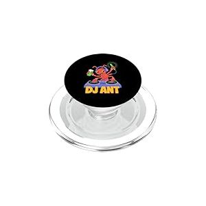Dj Fourmi Avec Casque Et Boisson PopSockets PopGrip pour MagSafe