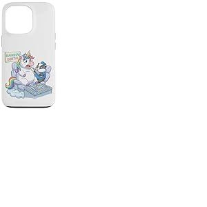 Licorne dr&ocirc;le chez Le Dentiste Rainbow Dental Design Coque pour iPhone 13 Pro