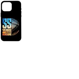 55e Anniversaire Homme basketteur Basket 55 Ans Coque pour iPhone 16 Pro Max