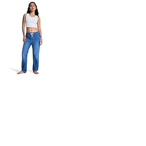 Roxy Femme Slow Swell Pant Bmtw Jean Relaxed Fit, Medium Blue, M EU