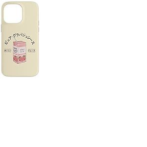 Jus de Fruits Japonais goyave Japonais Kanji gar&ccedil;ons Filles Enfants Coque pour iPhone 14 Pro Max