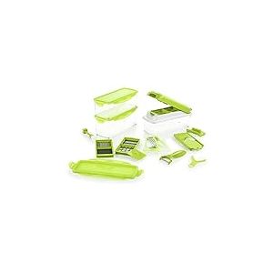 Genius Nicer Dicer Plus | 18 pi&egrave;ces | Kiwi | Trancheuse Multifonction | D&eacute;coupe-Fruits et l&eacute;gumes