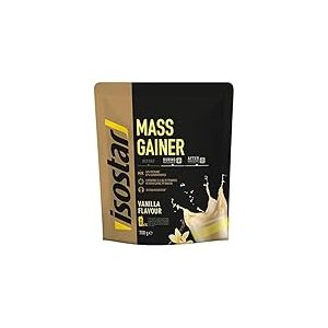 Isostar Mass Gainer Poudre pour Boisson Hyperprotéinée, Vanille, 700 g 14 Boissons