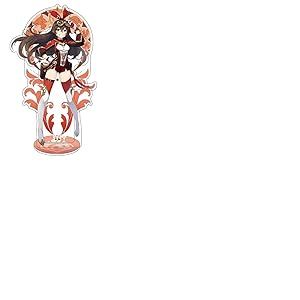 Toys Figurine d'Anime en Acrylique Mini Figurine Double Face Ambre Décoration de Bureau Stand Figurine d'action Miniature Poupée Fans Cadeau 15 cm