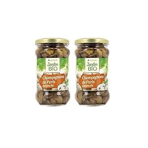 Jardin BiO &eacute;tic - Champignons de Paris &Eacute;minc&eacute;s 280 g (Lot de 2)