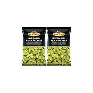 ROYAL ORIENT - Crackers de Riz au Wasabi, (1 X 150 GR) (Lot de 2)
