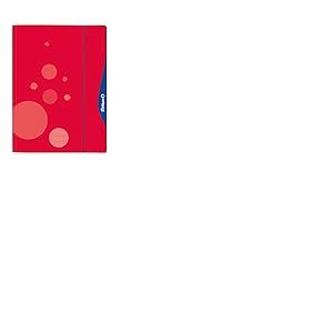 Pelikan 237284 Chemise &agrave; rabat avec m&eacute;canisme d&rsquo;ouverture rapide &laquo; quick open &raquo; Format A3 Rouge 1 pi&egrave;ce