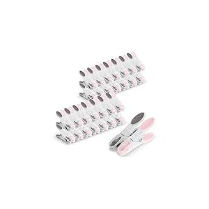Romon Pince a Linge, Lot de 60 Epingle a Linge Pinces &agrave; Linge Exterieur, Pinces pour Corde &agrave; Linge, Multicolores Clips Ultra-Grip &Eacute;pingles &agrave; Linge Plastique pour Serviettes Underwears V&ecirc;tements