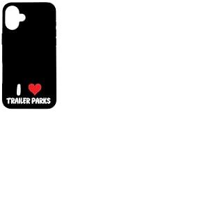 I Love Trailer Parks - Remorque Maison Simple Large Double Large Coque pour iPhone 16 Plus