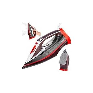 Teesa Slide PRECISION 3000 Fer &agrave; repasser &agrave; vapeur Rouge/blanc/gris