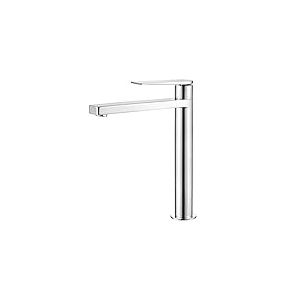 GRIFEMA LYON-G11101A, Robinets de Salle de Bain avec Bec Haut (235mm), Mitigeur de Lavabo avec Économie d'Eau Ecos, Chrome