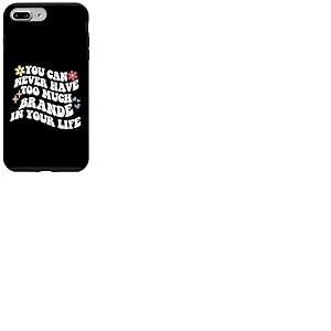 Retro Groovy, Vous ne Pourrez jamais Avoir trop de Marque dans Votre Vie Coque pour iPhone 7 Plus/8 Plus