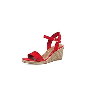 Tamaris Sandales compens&eacute;es pour femme 1-28300-42 - Rouge - 42 EU, rouge, 42 EU