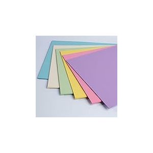 House of Card & Paper Lot de 50 feuilles cartonnées A3 210 g/m² - Couleurs pastel arc-en-ciel