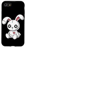 Lapin Mignon en Peluche li&egrave;vre Lapin Kawaii Gothique Coque pour iPhone SE (2020) / 7/8