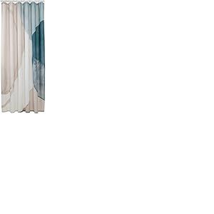 Sealskin Earth Rideau de douche 180x200 cm Polyester Vert fonc&eacute; / Blanc cass&eacute;