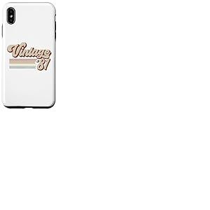 Vintage 1981 Retro Sunset Classic 45 Ans, 45e Anniversaire Coque pour iPhone XS Max