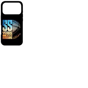 55e Anniversaire Homme basketteur Basket 55 Ans Coque pour iPhone 17 Pro