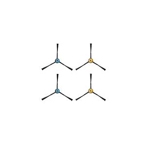 EUREKA Lot de 4 Brosses Lat&eacute;rales pour J12 Ultra Robot Aspirateur Laveur, 2 Paires de Brosses Lat&eacute;rales de Remplacement, 4 Pi&egrave;ces