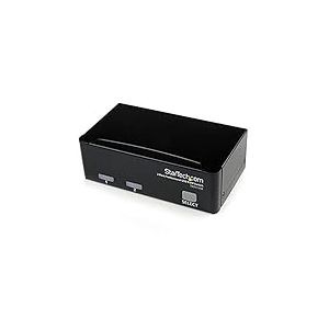 StarTech.com Switch KVM USB VGA professionnel à 2 ports avec câbles - Kit commutateur écran clavier souris (SV231USBGB)