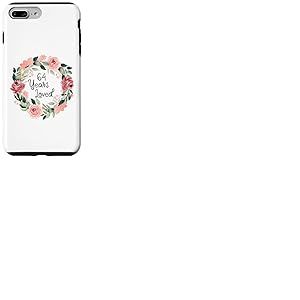 64 Years Loved Women Men 64 Years Old 64th Birthday Coque pour iPhone 7 Plus/8 Plus