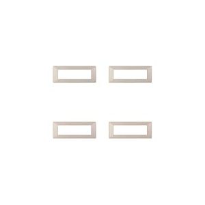 Plaque compatible ViMAR plana, plaques en plastique set 4 pi&egrave;ces 7 places pour remplacement des plaques existantes - s'adaptent parfaitement au support d'origine