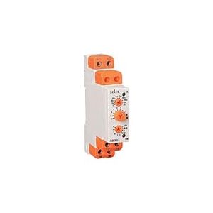 Selec Controls 600XU-A-1-CU Minuteur analogique pour Rail DIN 17,5 mm l x 90 mm H x 60 mm P
