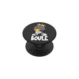 Boules King De P&eacute;tanque pour Jeu De Boules Botcha Boules Set PopSockets PopGrip Adh&eacute;sif