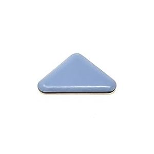 Adsamm&reg; / 16 x Patins en PTFE / bleu-gris / 35x35x45 mm / triangulaire / Glisseurs autocollants PTFE / patins glisseurs auto-adh&eacute;sif qualit&eacute; premium