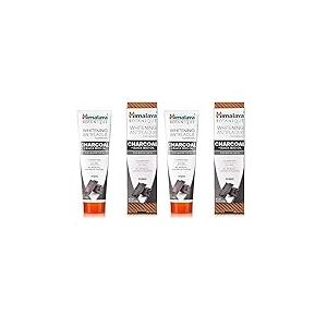 Himalaya, Whitening Antiplaque Toothpaste, Charcoal + Black Seed Oil, Mint, 4.0 oz (113 g) (Lot de 2)