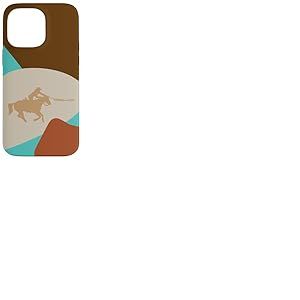 Adorable rod&eacute;o Country et Western pour Les Amateurs de Chevaux et Les Cowgirl Coque pour iPhone 14 Pro Max