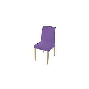Italian Bed Linen Paire de Housses de Chaise avec Dossier PIU Bello, Lilas