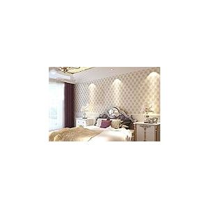 HANMERO Papier Peint Moderne Europeen Trompe-l'&oelig;il Luxe 3D Faux Cuir PVC Mural Wallpaper pour Chambre, TV Fond, Bureaux