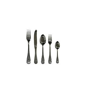 MEPRA Spa 1096D22020 M&eacute;nag&egrave;re de 20 Pi&egrave;ces Diana Oro Nero