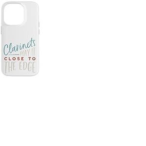 Clarinette Humoristique Musicien Clarinette Coque pour iPhone 14 Pro