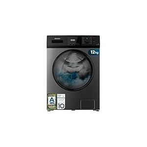 Cecotec Lave-linge 12Kg Chargement Frontal Bolero DressCode 12410 Inverter Steel. Finition Acier,Moteur Inverter, 1400 tr/min, 16 programmes, Classe A-10%, Économie 70%, DelayStart, sécurité enfants